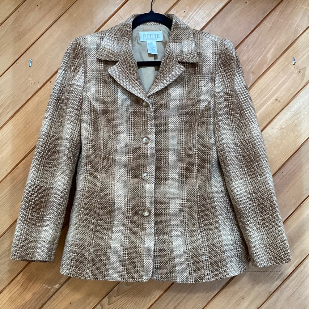 Petite Sophisticate button down jacket